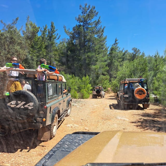 Bodrum Jeep Safari With Lunch and Water Wars