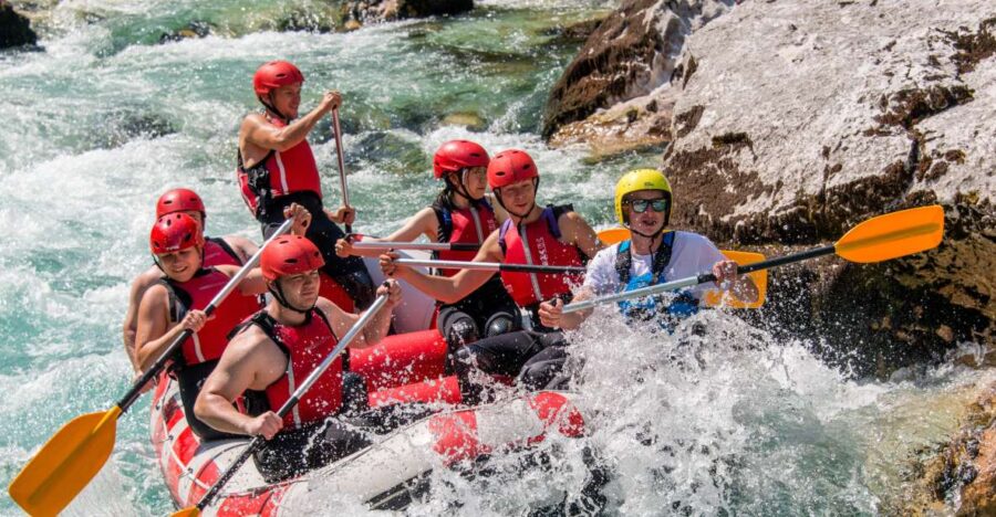 Bovec: Rafting Adventure on SočA River With Hotel Transfers