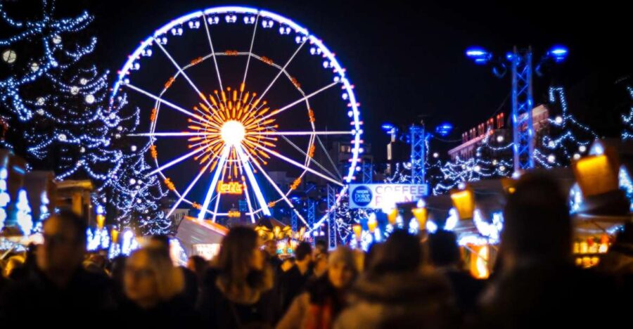 Brussels: Open Top Christmas Lights Tootbus Tour