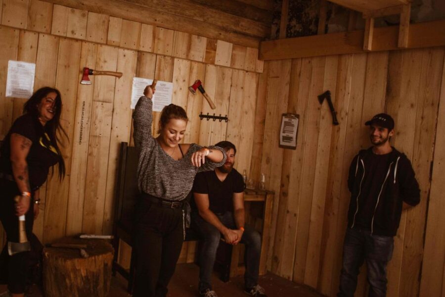 Budapest: Axe Throwing Experience