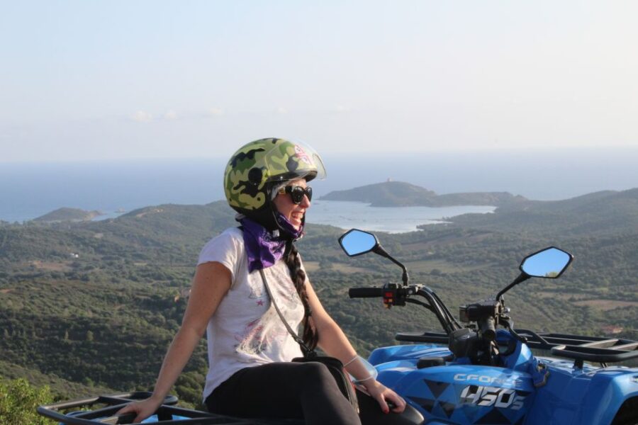 Cagliari: Quad Adventure Experience From Chia