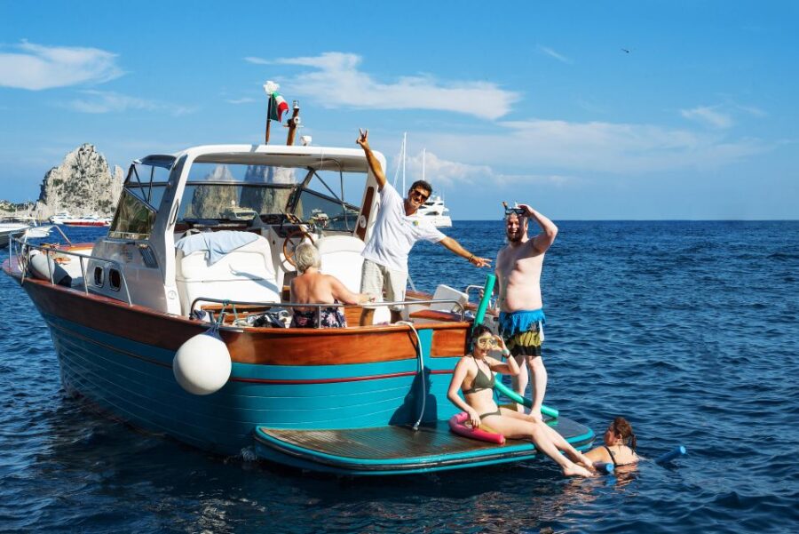 Capri: Fun & Swim With Blue Grotto - Half Day Boat Cruise
