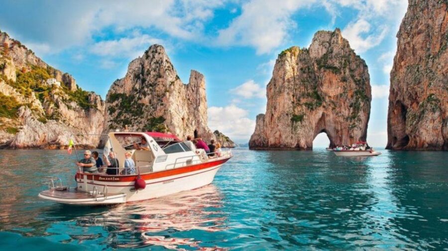 Capri: Island Boat Tour With Free Time in Capri Town - Tour Overview and Pricing