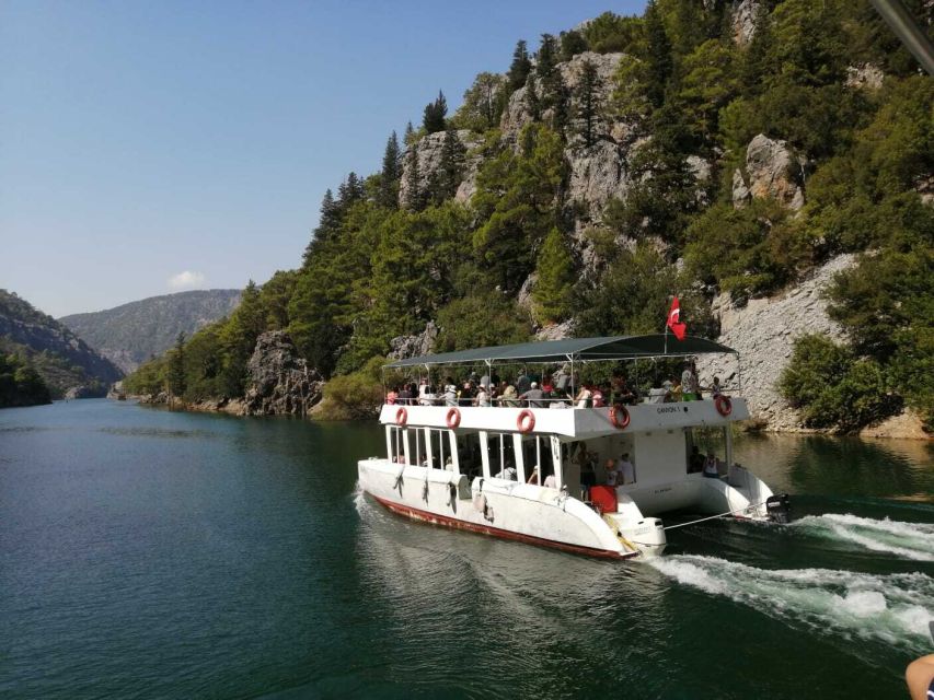 City of Side: Green Canyon Boat Tour With Lunch and Drinks