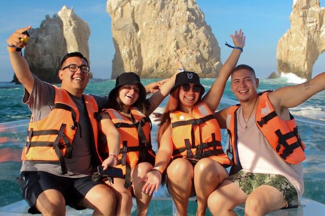 Clear Boat Tour to Lands End, Lovers Beach, the Arch and More!