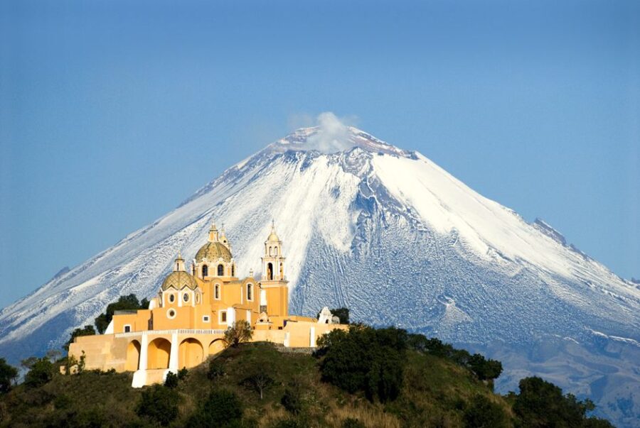 Combo Cholula Town & Pyramid Double-Decker Tram Tour