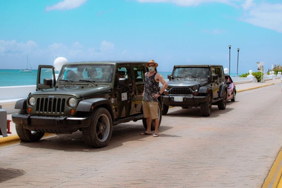 Cozumel Jeep Safari With Beach Lunch and Snorkeling