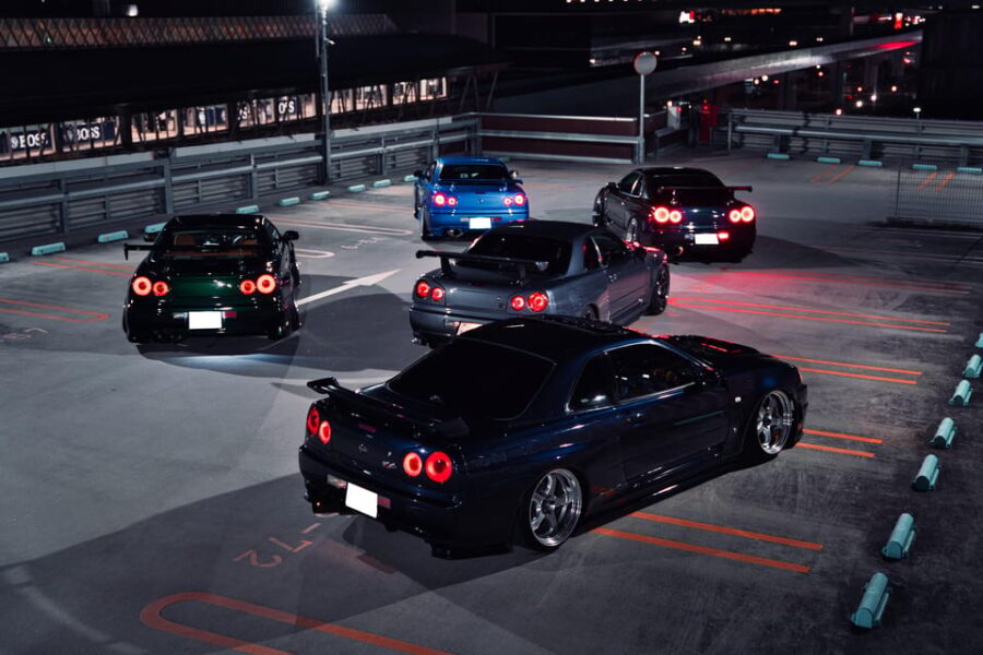Daikoku PA & Tokyo Highway Tour With Nissan R34