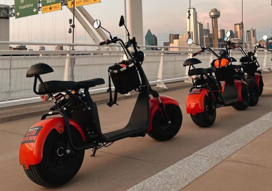 Dallas: Sunset Fat Tire E-Scooter Guided Tour - Tour Overview