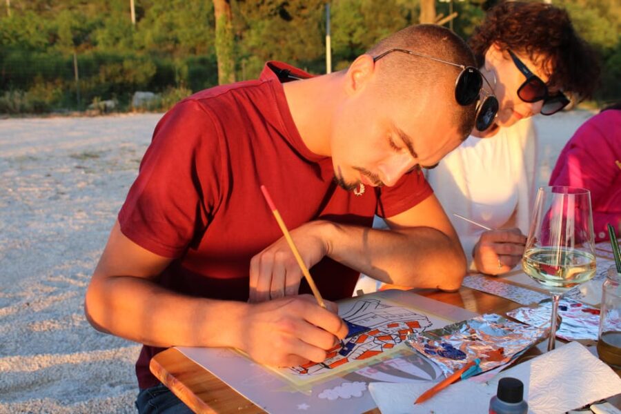 Dubrovnik-Bosanka: Art Class With Golden View Experience - Activity Overview