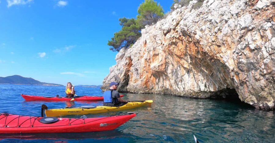 Dubrovnik: Cave & Islands Ferry, Kayak, and Snorkel Tour