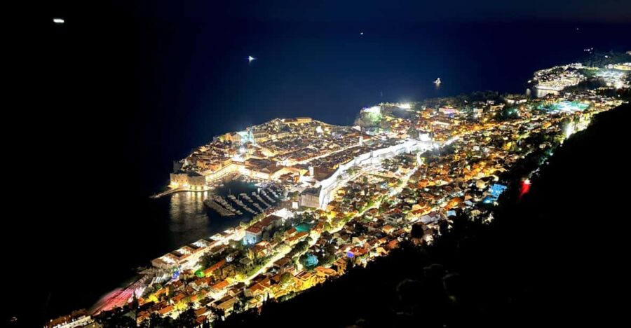 Dubrovnik Night Drive: Lights of the Adriatic
