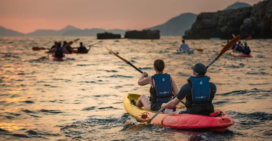 Dubrovnik: Sunset Kayaking and Snorkeling Tour