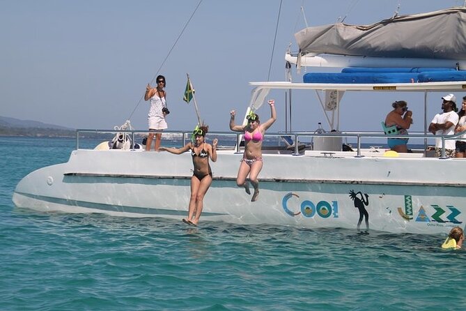 Dunns River Falls Party Cruise, Blue Hole With Snorkeling, Free Beverages