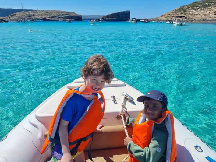 Exclusive Private Boat Tour Blue Lagoon, Comino Caves & Gozo