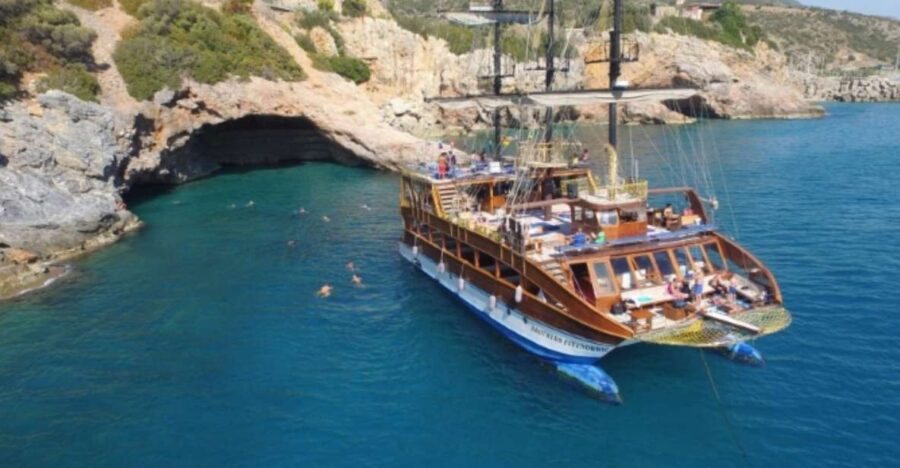 Explore Alanyas Beauty: Catamaran Boat Tour