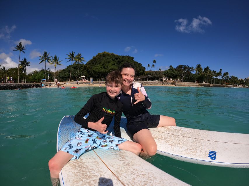Family Surfing Lesson: 1 Parent, 1 Child Under 13, & Others
