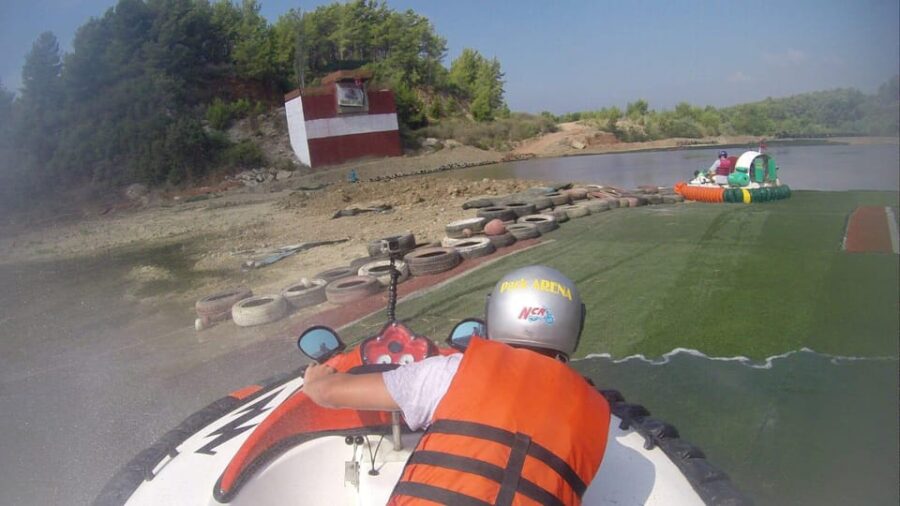 From Alanya And Side: Hovercraft and Zipline Combo Tour