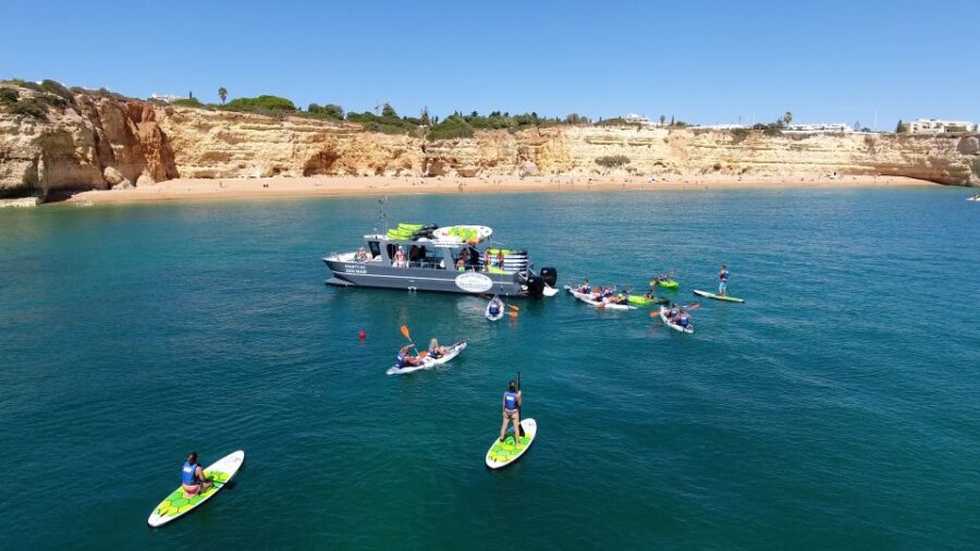 From Albufeira: Benagil Hidden Caves Tour by Kayak