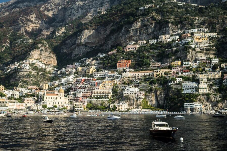 From Amalfi: 7H Amalfi Coast - Group Tour by Boat