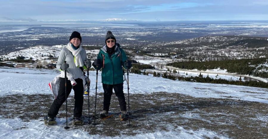 From Anchorage: Glen Alps Beginners Snowshoeing Adventure