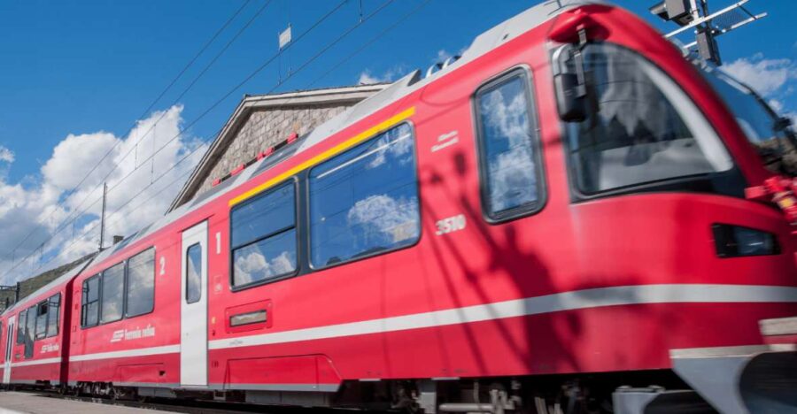 From Bergamo Railway Station: Bernina Train Ticket