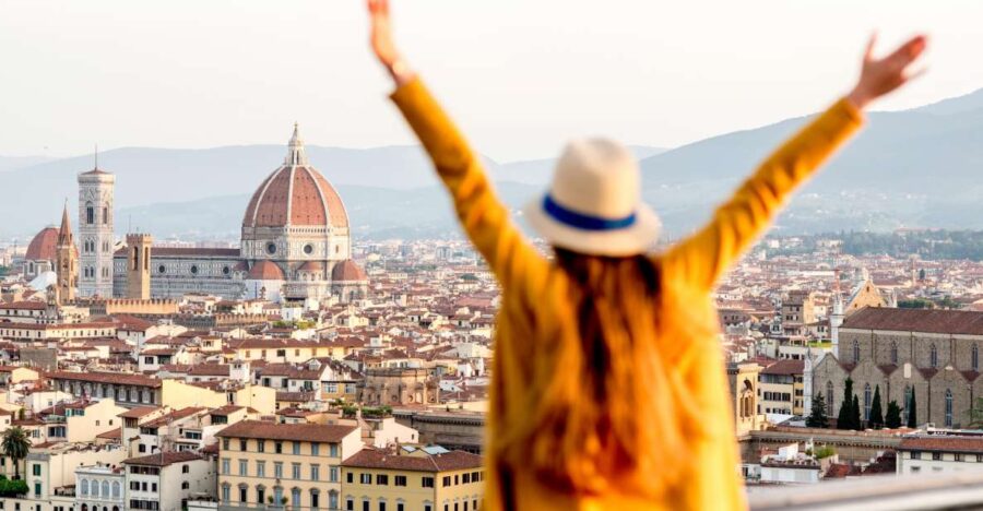 From Bologna: Florence Guided Walking Tour With Train Ticket