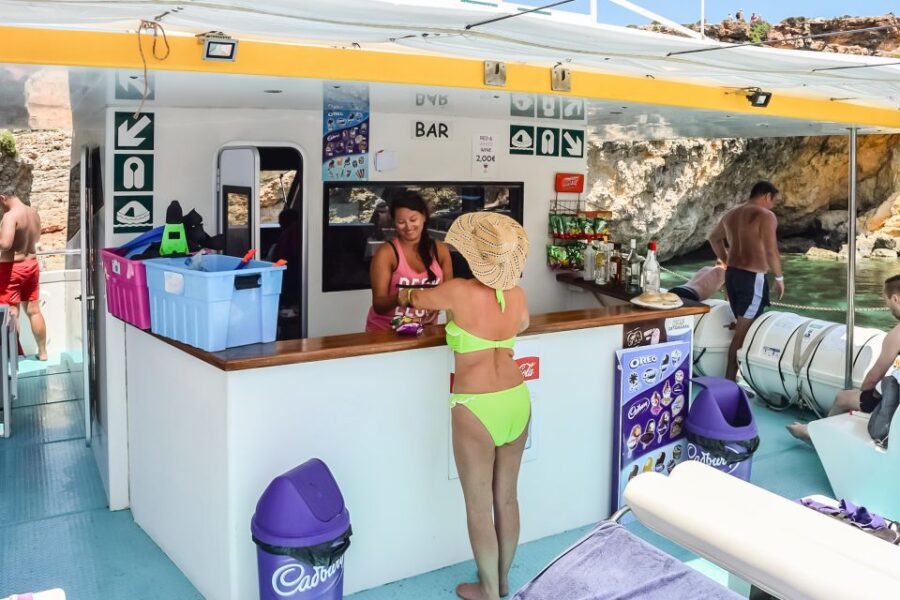 From Bugibba: Blue Lagoon Afternoon Swim With Sunset Cruise