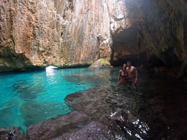 From Cala Moraig: Fish Cave and Cala Testos Kayaking Tour