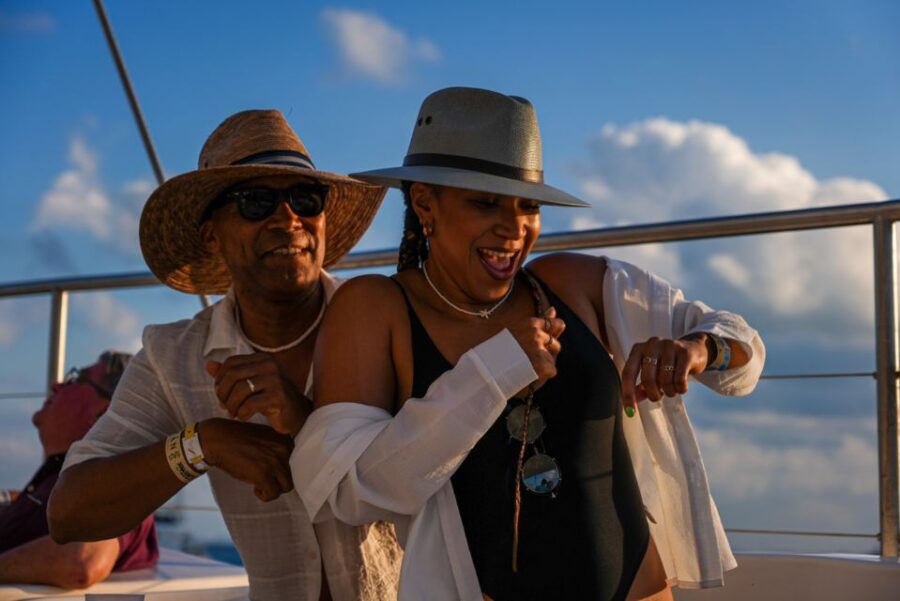 From Cancún: Isla Mujeres Sunset Catamaran Cruise - Activity Overview