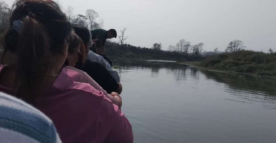 From Chitwan: Half Day Jeep Safari & Canoeing With Guide