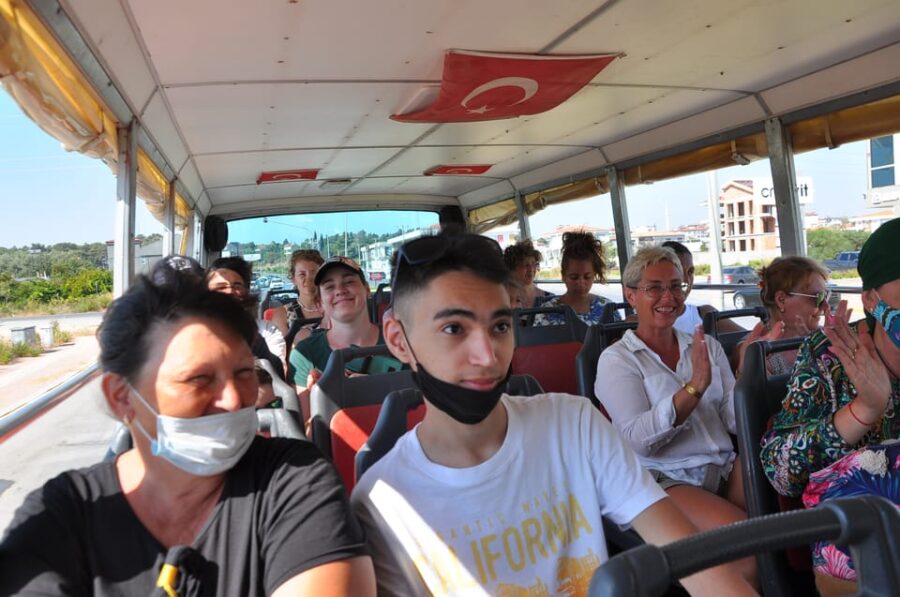 From City of Side: Cabrio Bus Safari & Boat Tour With Lunch