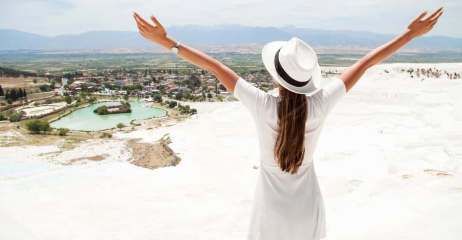 From City of Side: Pamukkale & Hierapolis Day Tour W/ Lunch