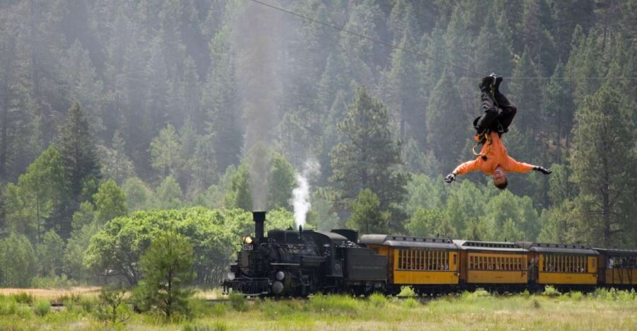 From Durango: Narrow Gauge Railroad & Ziplining With Dining