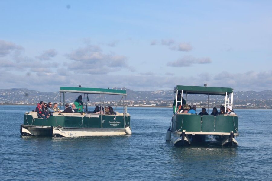 From Faro: 2-Island, 2-Stop Ria Formosa Catamaran Tour
