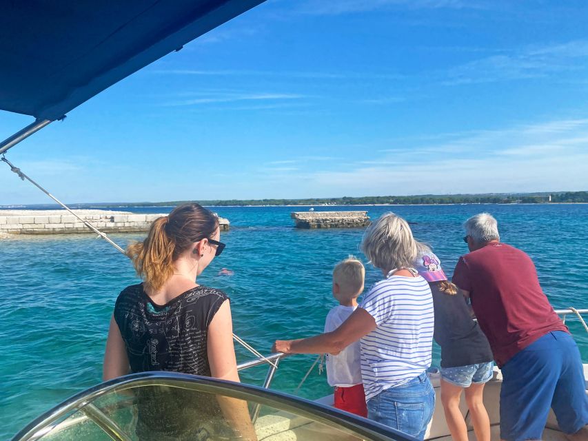 From Fazana: Private Cruise to Rovinj With Islands and City