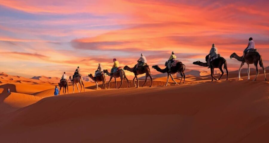 From Fes: 4-Day Desert Tour to Marrakech