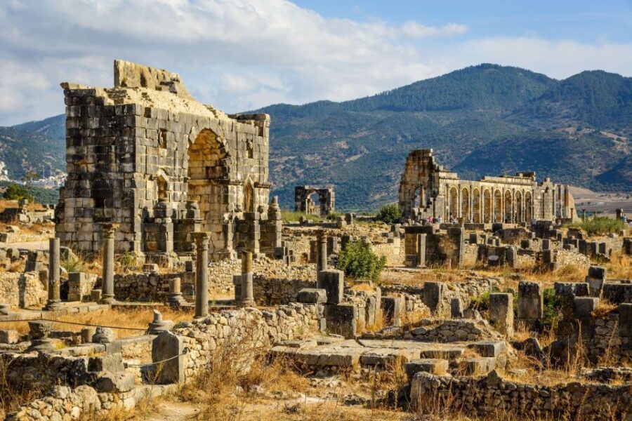 From Fes: Shared Volubilis Moulay Driss and Meknes Day Trip