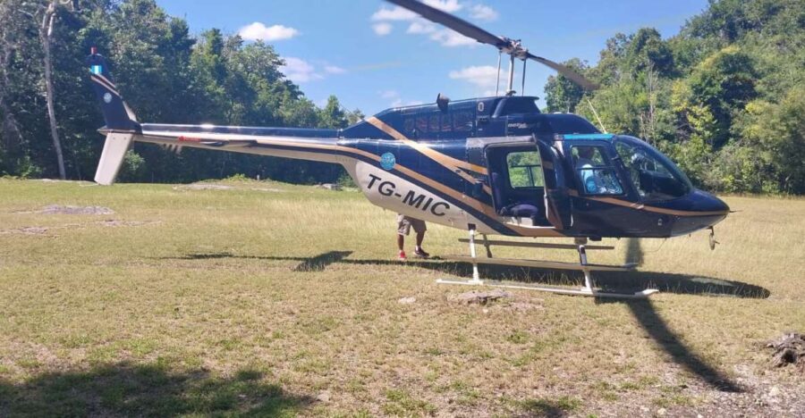 From Flores: La Danta & El Mirador Day Tour by Helicopter