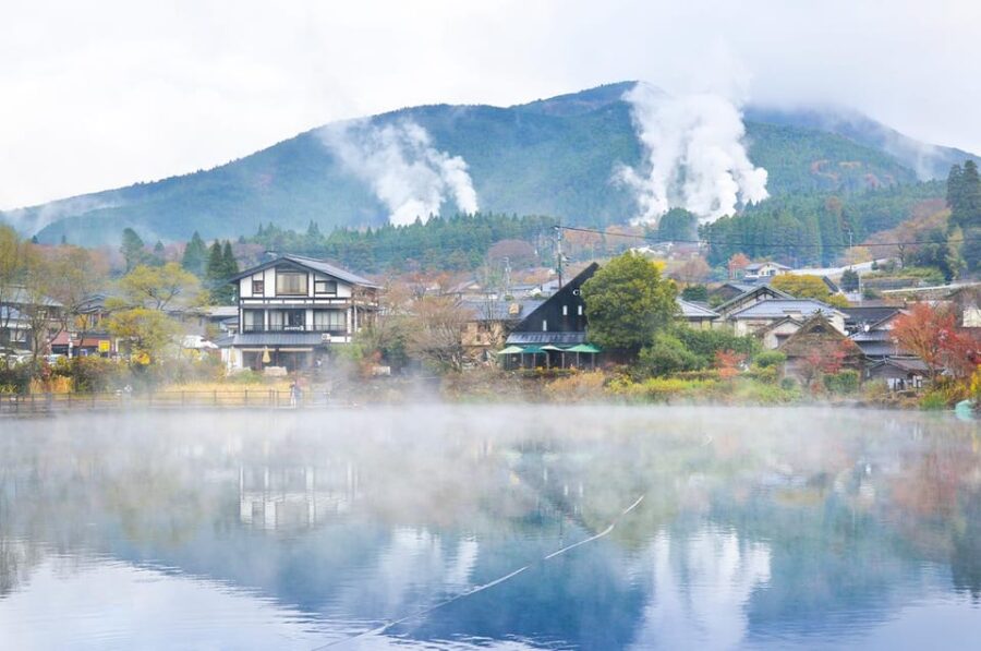 From Fukuoka: Day Trip to Yufuin, Beppu Hell Hot Springs