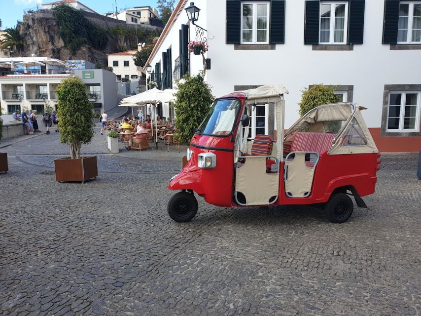 From Funchal: Tuk Tuk Tour to Camara De Lobos and Cabo Girao