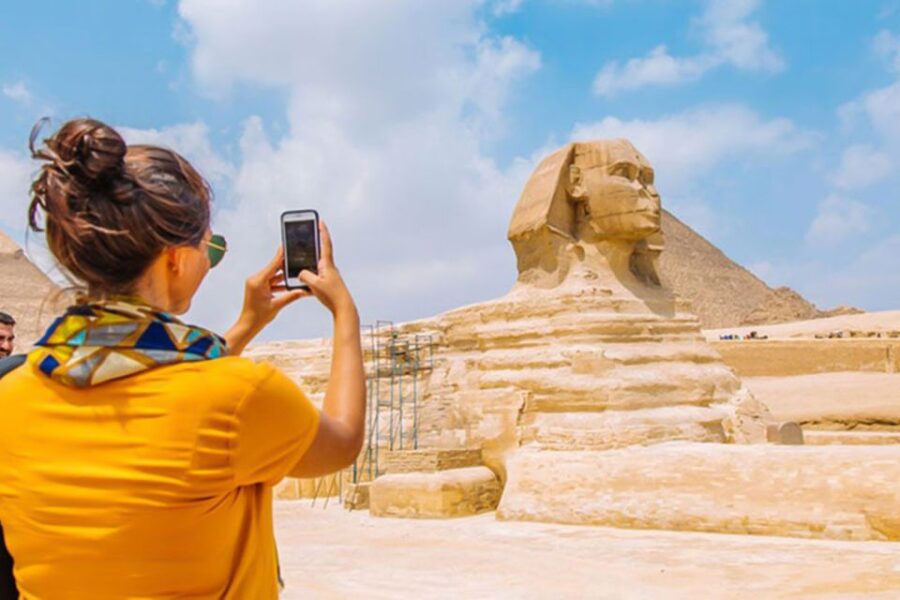From Giza/Cairo: Pyramids, Sphinx, and NMEC Tour With Lunch