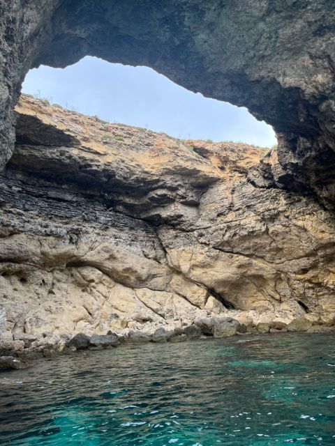 From Gozo:Around Comino, Blue Lagoon, Crystal Lagoon & Caves - Activity Overview