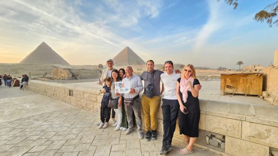 From Hurghada: Pyramids & Museum Small Group Tour by Van