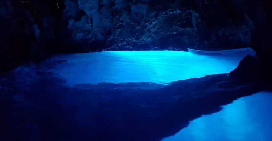 From Hvar: Blue Cave Group Speedboat Tour Full Day