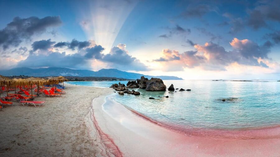 From KAVROS/GEORGIOUPOLIS : Elafonisi Island Pink Sand Beach