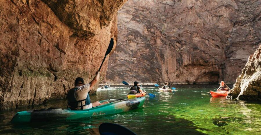 From Las Vegas: Emerald Cave Guided Kayaking Tour