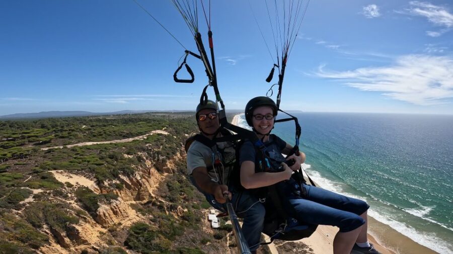 From Lisbon: Paragliding Tandem Flight