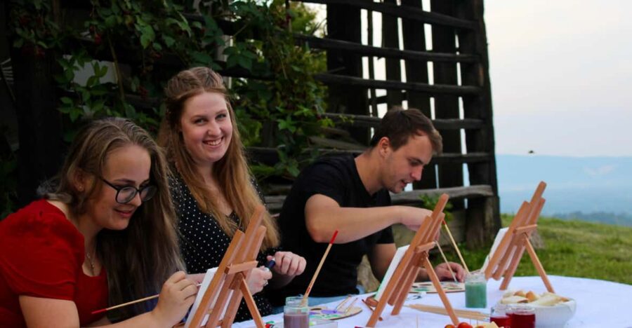From Ljubljana: Wine Tasting Paired With Art Creation - Experience Overview and Pricing