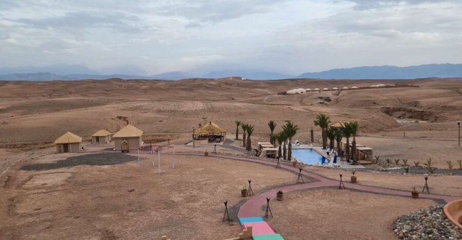 From Marrakech: Agafay Desert Sunset Dinner With Live Music